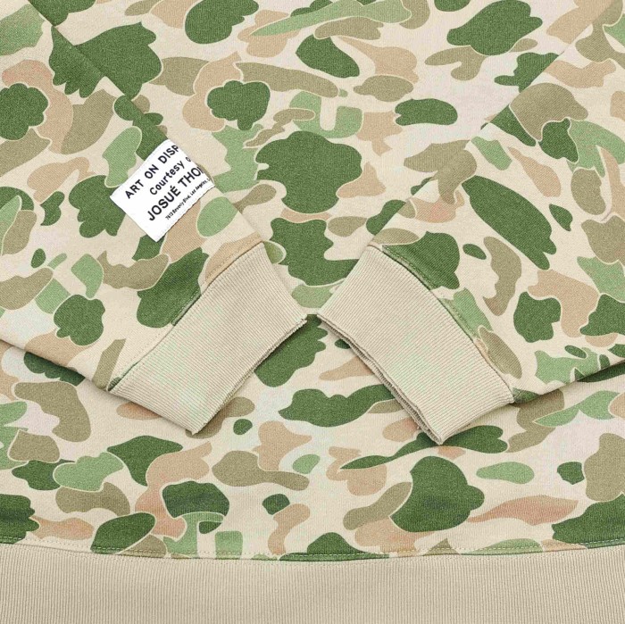 [Big & Tall for weights up to 260 lbs]1:1 quality version Leaf Camouflage Zipper Hoodie & Pants Set 28893167