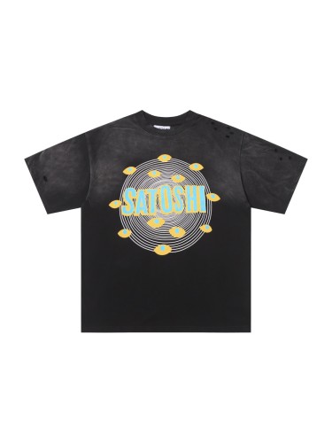 Coiled Eye Print Washed Tee 28874710