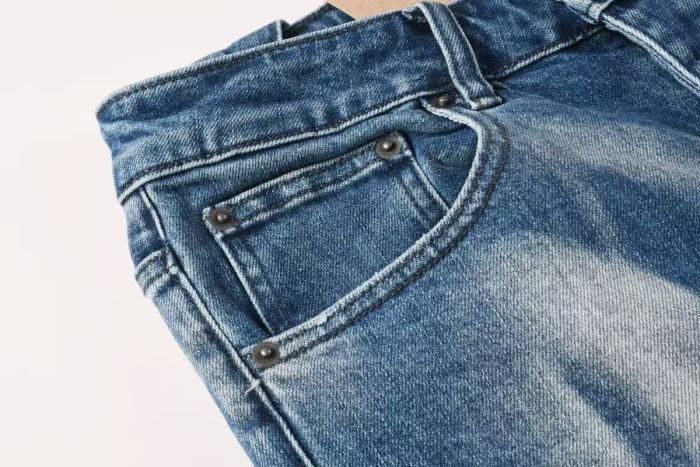 1:1 quality version Blue Flame Water Wave Ripped Jeans 29080460