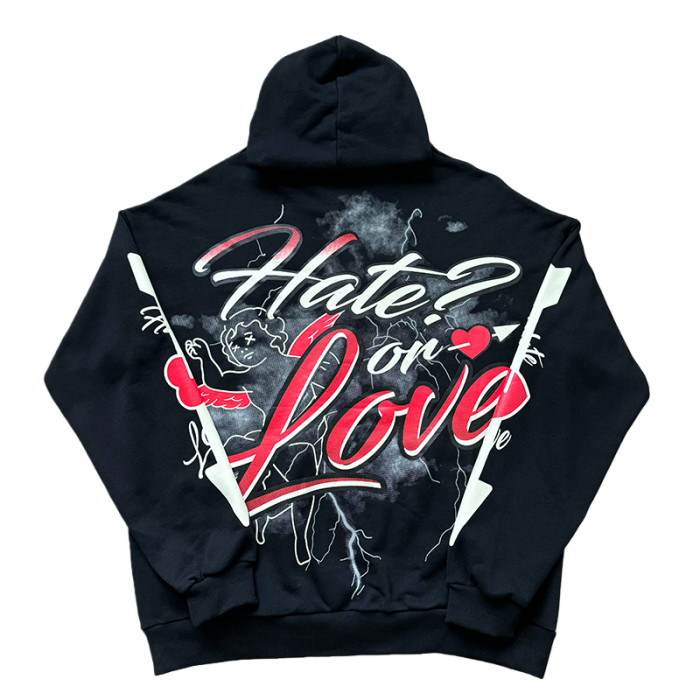 Street Graffiti Print Hoodie & Pants Set 3 colors 28594833