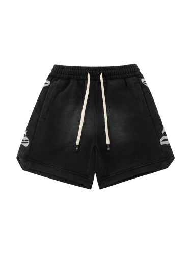 Side Knitted Logo Embroidered Shorts 4 colors 28900068