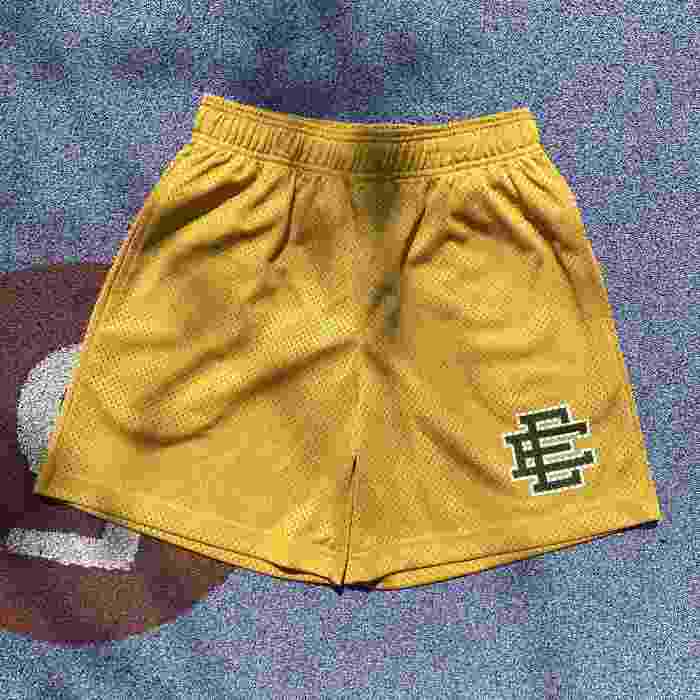 1:1 quality version EE logo print mesh breathable beach shorts 7 colors