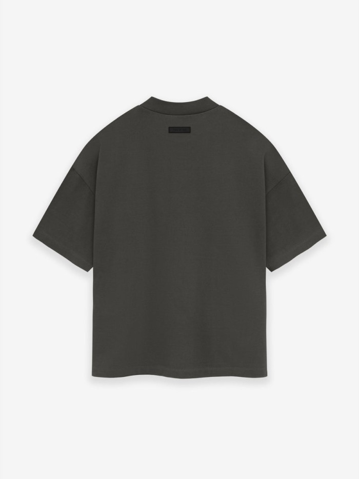 [Big & Tall for weights up to 220 lbs]1:1 quality version Stereoscopic Silicone Curved Letter Ink Black Tee &  Shorts Set