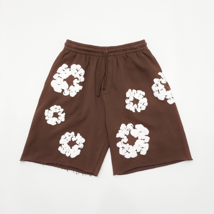 1:1 quality version Classic Kapok Print Drawstring Shorts 10 colors
