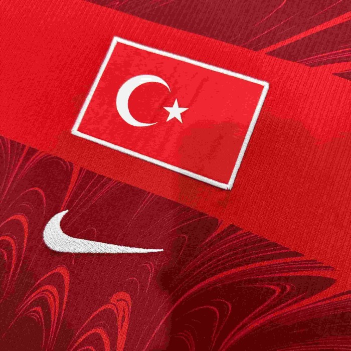 2026/2027 Turkey Red Pattern Star Moon Away Replica Jersey 29082264