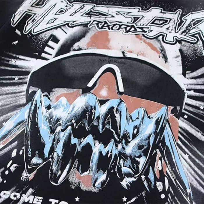 Welcome To My Paradise  Ice Teeth Graphic Oversized T-shirt 29033253