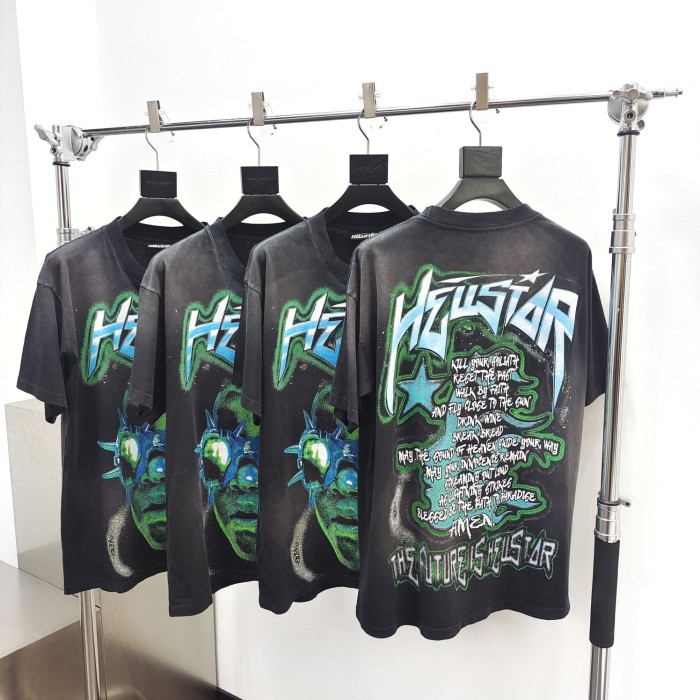[Big & Tall for weights up to 260 lbs]1:1 quality version Green Intergalactic Man Tee