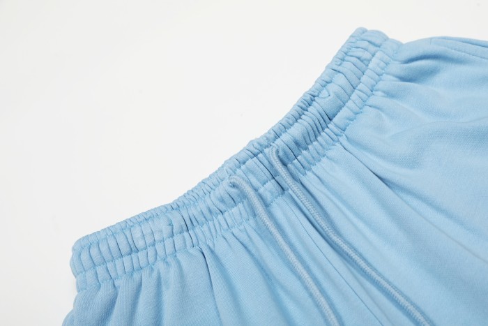 Side Sharp Black Flame Print Washed Shorts 3 colors 29043466