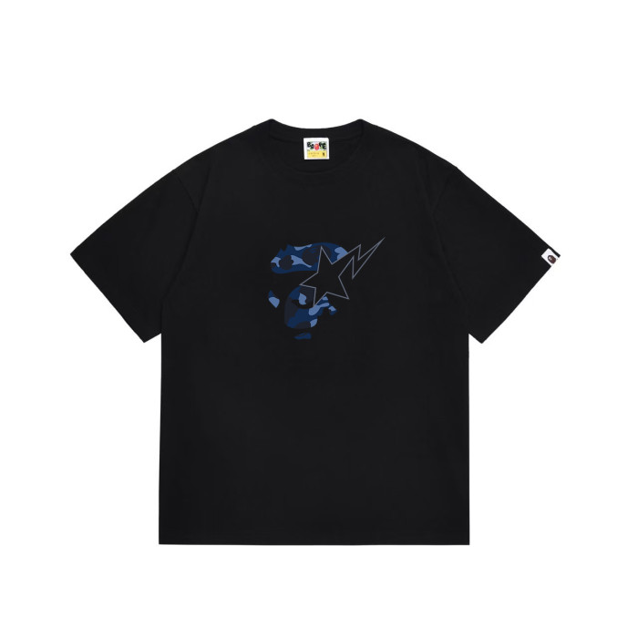 Ape Head Blue Camo Lightning Graphic T-shirt 2 colors 29053736