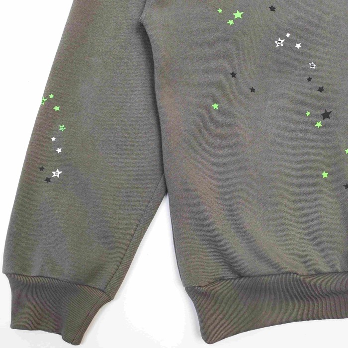 1:1 quality version Green-Letter PK Printed Hoodie & Pants Set 28747518