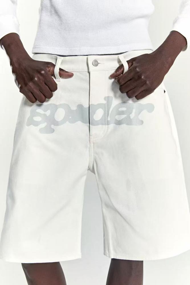 [Big & Tall for weights up to 220 lbs]1:1 quality version 28270387 LOGO Printed V3 Denim Shorts 2 colors