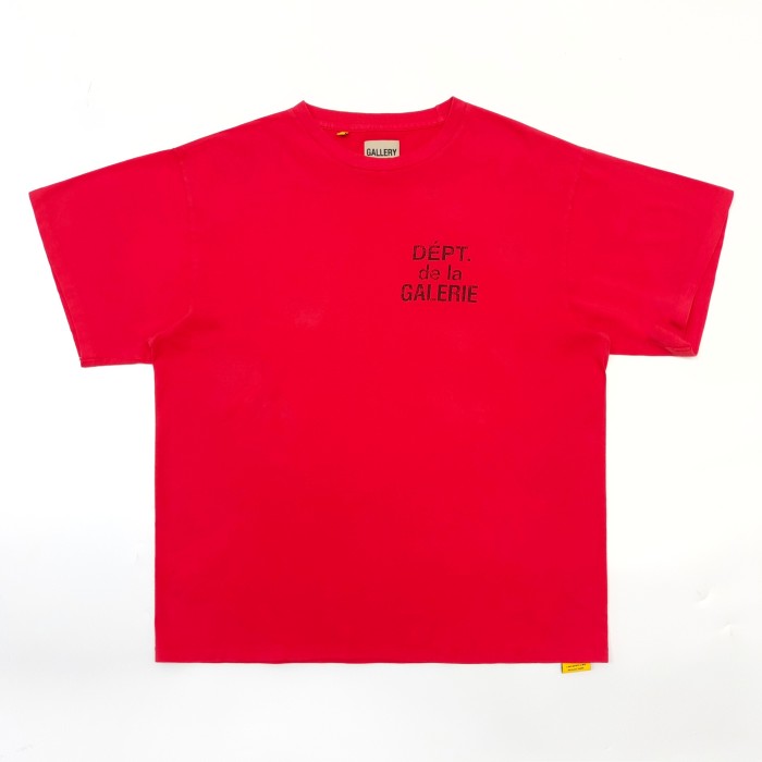 [buy more save more][Big & Tall for weights up to 260 lbs]1:1 quality version Front and back French logo print Tee 4 colors