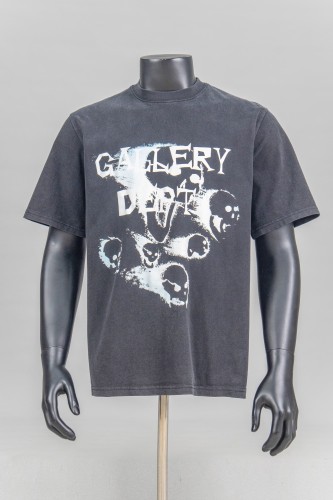 [buy more save more]28021803 Ghost Letter Print Washed Version Tee