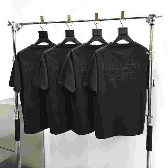[Big & Tall for weights up to 220 lbs]1:1 quality version Black Letter Dark Brown Basic Print Tee 29033205
