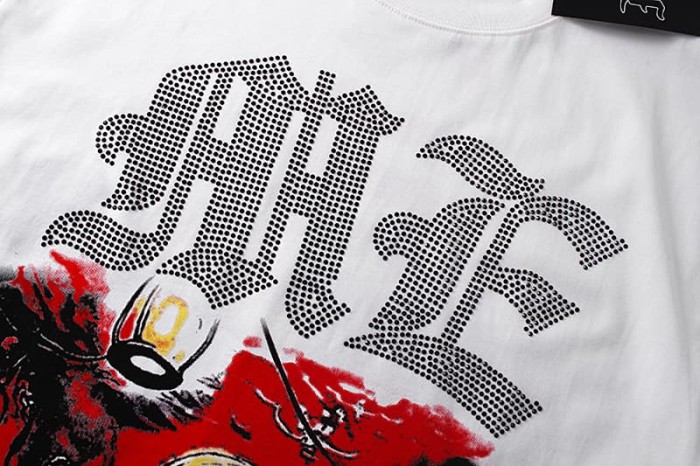 Dark Rock Octopus Man Rhinestone Print Tee 2 colors 29105625