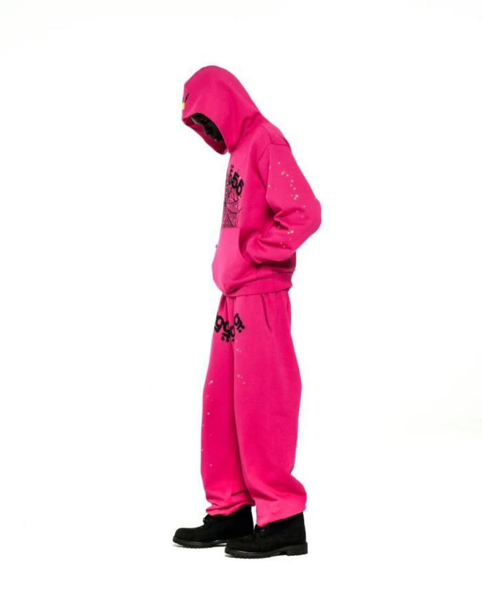 [Big & Tall for weights up to 220 lbs]1:1 quality version Black 555 Printed Hoodie & Pants Set 28777392