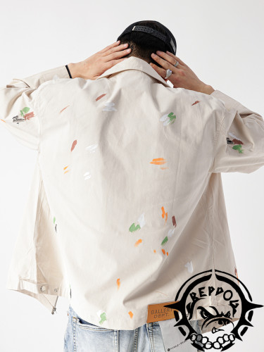 [Buy More Save More]Watercolor Graffiti Windproof Jacket