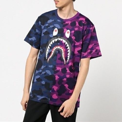 Double Match Color Camo Shark Short Sleeve