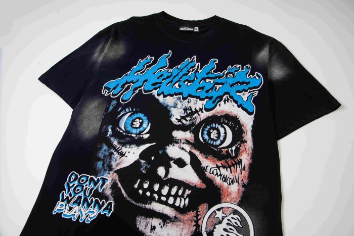 Scarred Character Print Washed Version Tee 28770245