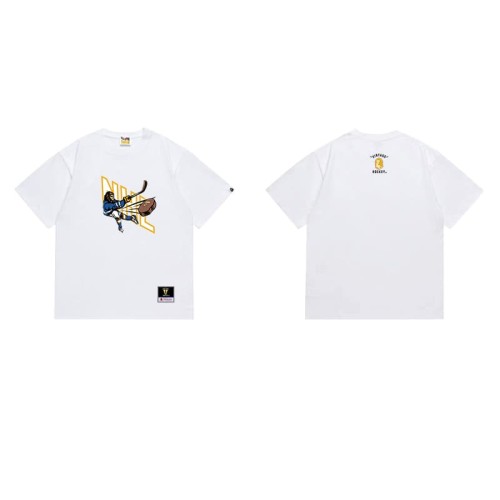 Ape man monkey playing ice hockey print T-shirt 2 colors 29062823
