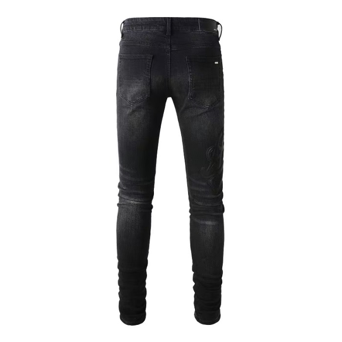 1:1 quality version 3D Embroidered Logo 22 Jeans 28480738