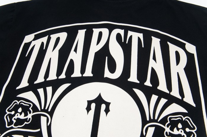 Loose High Street Front Logo And Back Vintage Graphic T-Shirt 2 colors 29080069
