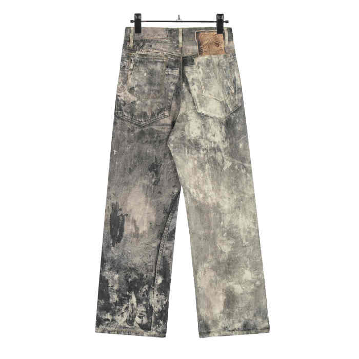 [buy more save more] Vintage Splash Ink Mineral Low Rise Wide Leg Jeans