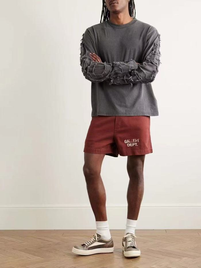[Big & Tall for weights up to 260 lbs]1:1 quality version 28194027 Letter Print Shorts 2 colors