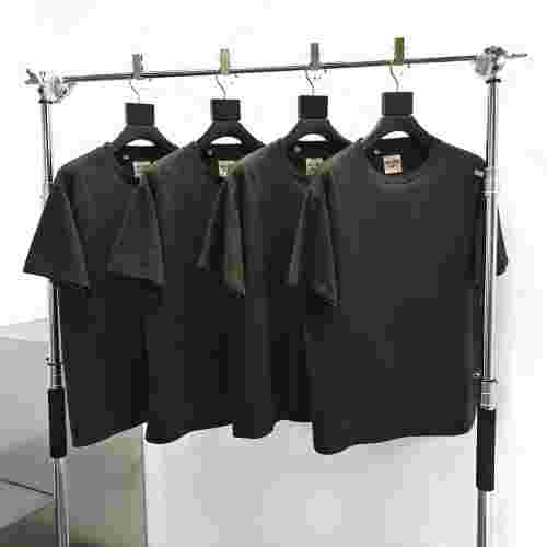 [Big & Tall for weights up to 220 lbs]1:1 quality version Black Letter Dark Brown Basic Print Tee 29033205