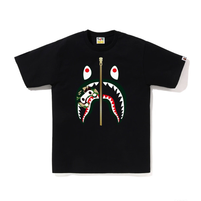 28316666 Baby Milo Colorblock Shark Print tee 24 colors