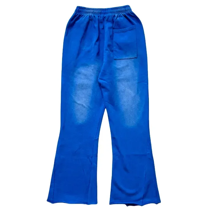 Full Star Creative Letter Logo Washed Version Hoodie & Pants Set 2 colors
