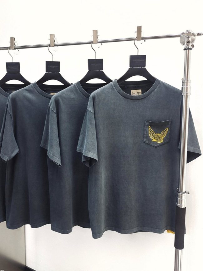 [Big & Tall for weights up to 260 lbs]1:1 quality version Pocket Letter Logo Print Tee