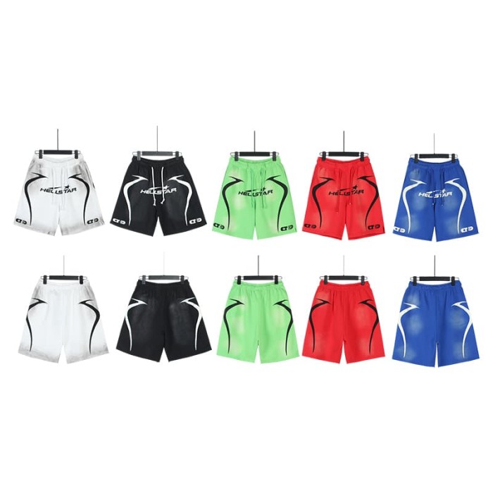Sports Line Print Washed Shorts 5 colors 29035477