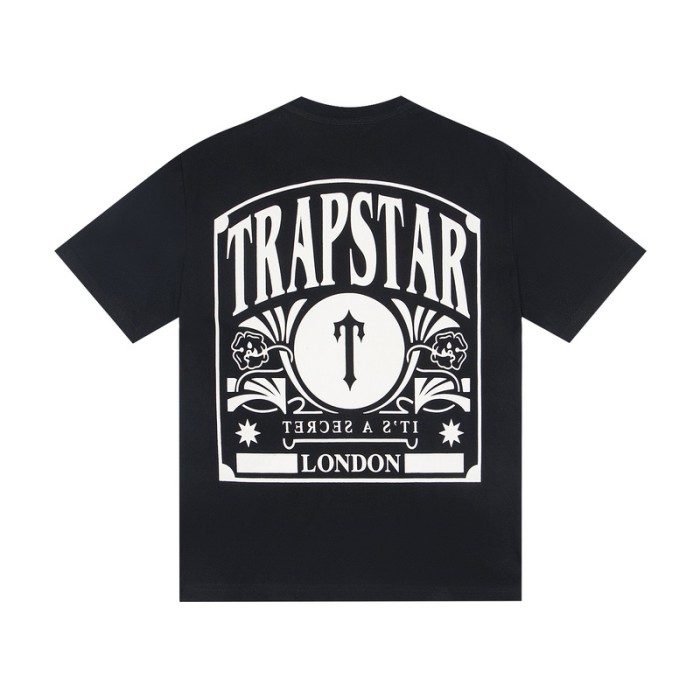 Loose High Street Front Logo And Back Vintage Graphic T-Shirt 2 colors 29080069