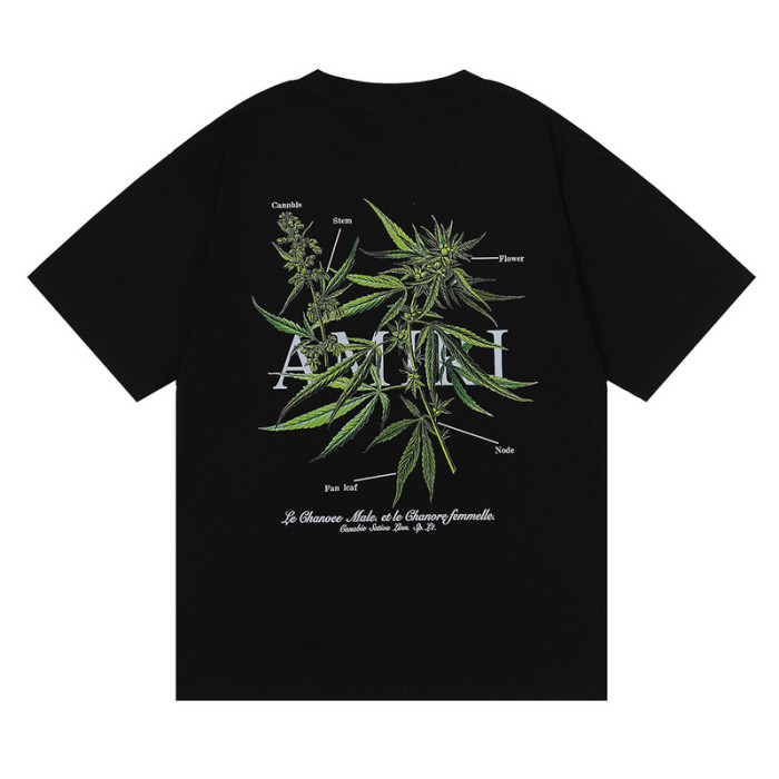 Green Leaf Print tee 2 colors