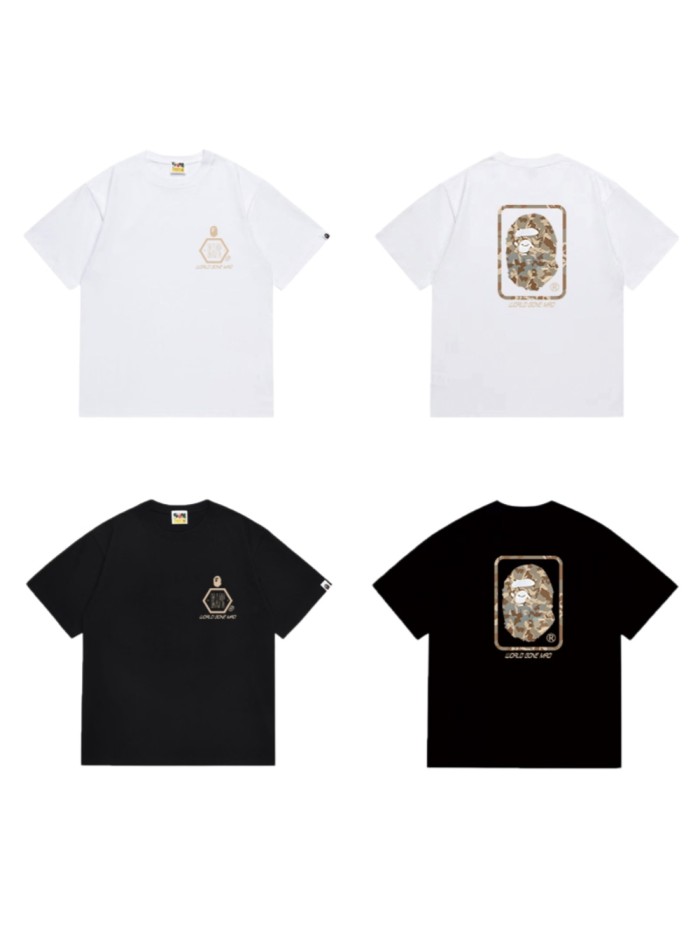 Desert Camo Ape Head Double-Sided Print T-Shirt 2 colors 29051324