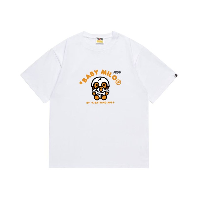 Little monkey holding skull print T-shirt 2 colors 29055764