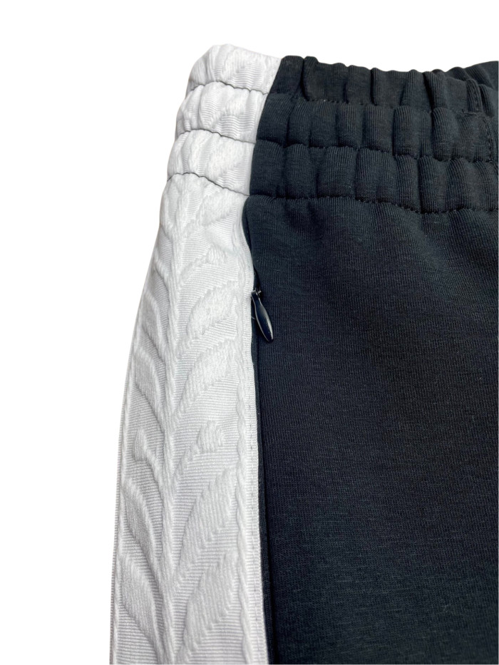 1:1 quality version 28321399 Webbing Patchwork Hooded Jacket & pants set