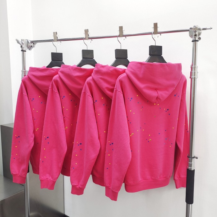 1:1 quality version Classic Rose Spider Web Hoodie & Pants Set