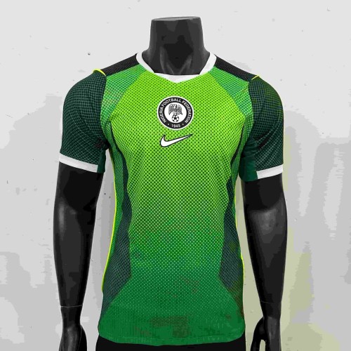 2026/2027 Nigeria Green Eagle Dot Pattern Home Authentic Jersey 29082276