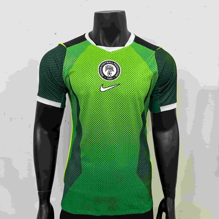 2026/2027 Nigeria Green Eagle Dot Pattern Home Authentic Jersey 29082276