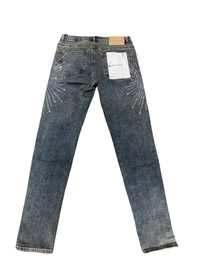 [buy more save more]1:1 quality version 28296499 Water diamond fireworks Jeans
