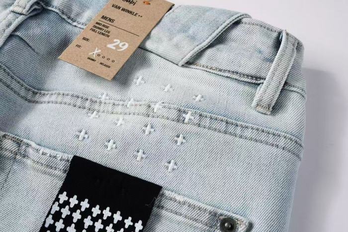1:1 quality version One-sided Logo Print Tight Stitching Denim Shorts 29080453