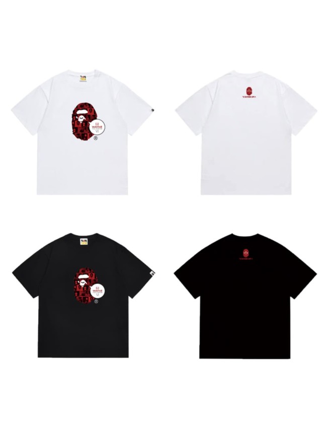 Dialogue Box Dark Pattern Ape Man Print T-shirt 2 colors 29060339