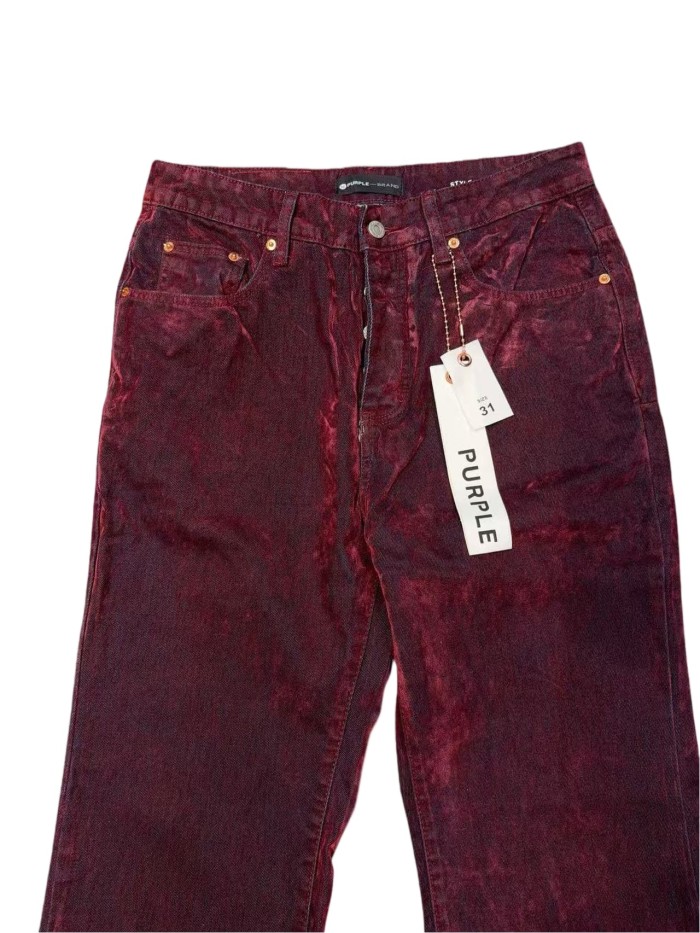1:1 quality version Vintage Painted Washed Bootcut Jeans 3 colors 28761315