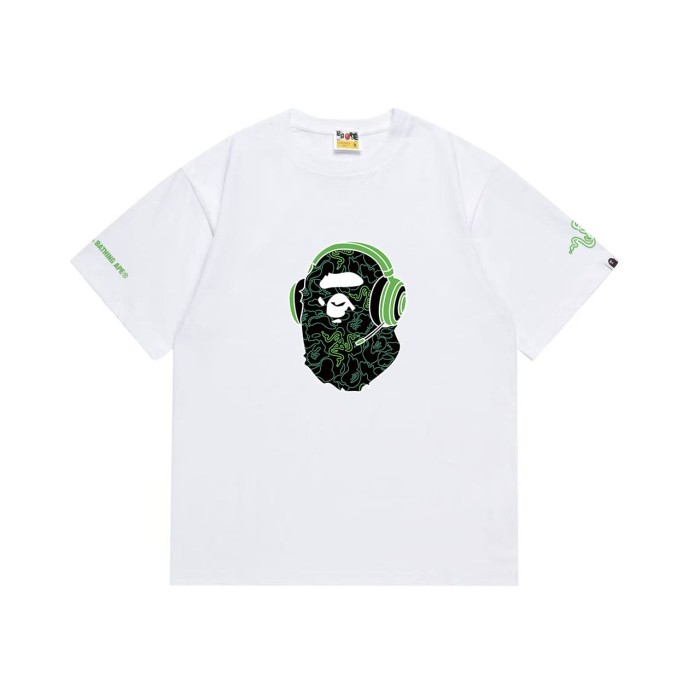 Ape head print with headphones T-shirt 2 colors 29060439
