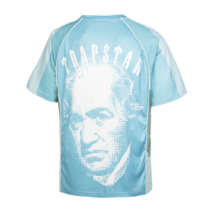 Oversized American Street Style Trapstar X Kidsuper Studios Printed Jersey T-Shirt 2 colors 29080631