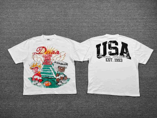 Football Duel Rhinestone Rhinestone Print Washed Tee 29053839