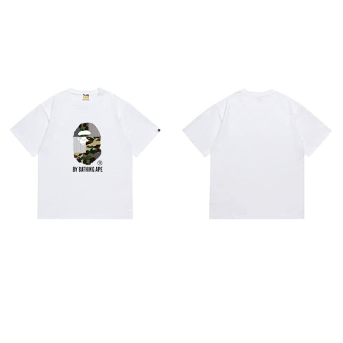 Various camouflage spliced ape head short sleeves  print T-shirt 2 colors 29053581
