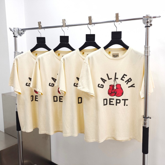 [Big & Tall for weights up to 260 lbs]1:1 quality version Red Boxing Gloves Letter Print Tee 3 colors